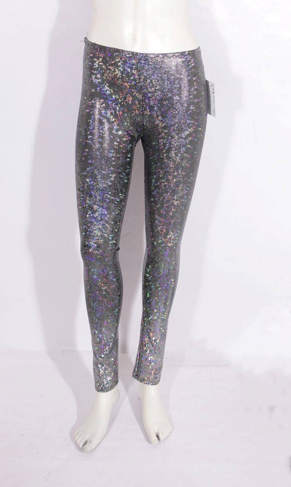 Silver Sparkle leggings XS-S Ready to ship by ModMindsClothing