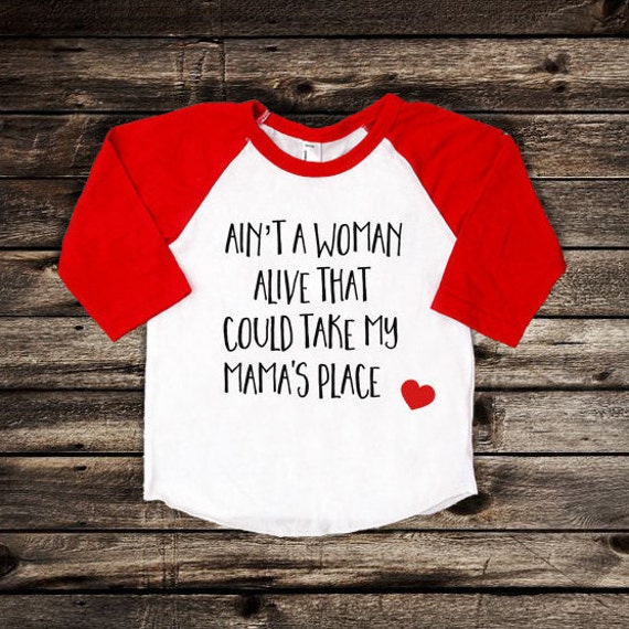 Download Items similar to Ain't a Woman Alive That Could Take My Momma's Place;Mama Love;Kid's Baseball ...