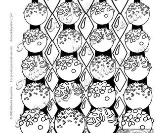 Unique chocolate coloring related items | Etsy