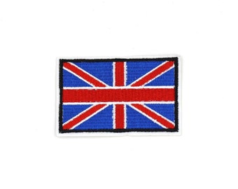 Lakeshore Trade British Union Jack Flag Patch 3x5 FT Embroidered Iron-On