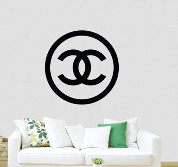 Chanel decal Sizes between 3 9 Chanel wall by StickersByAnita