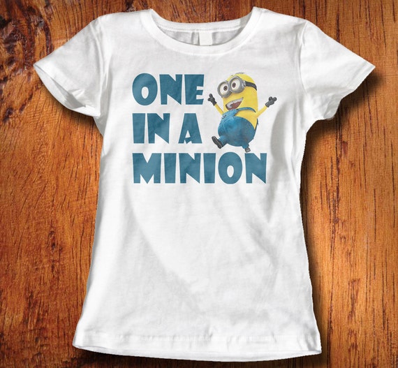 Womens Tshirt Minion Tshirt minion shirts one in a minion