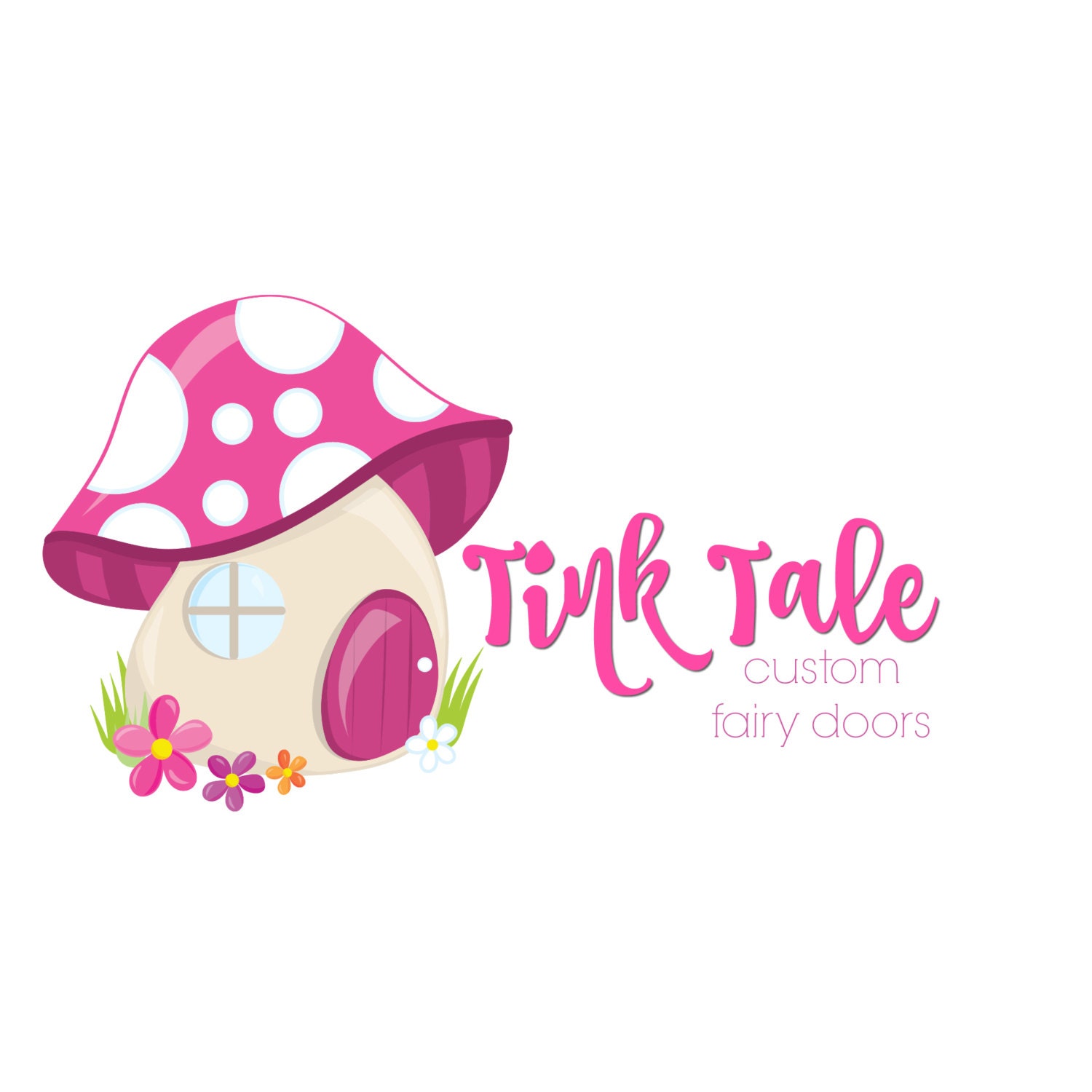 Premade Logo Fairy Door Logo Fairy Magic Door Etsy Logo