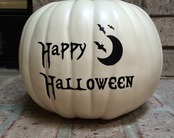 Pumpkin Decal - Halloween Decal - *.99 Shipping*