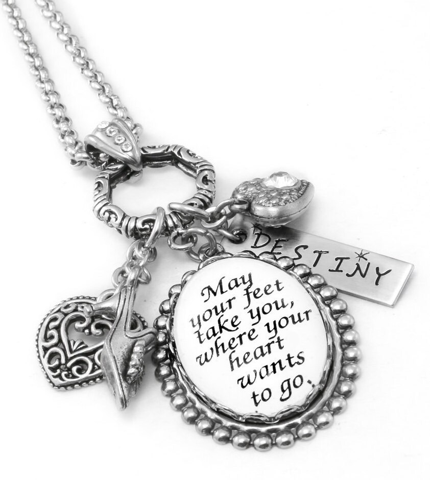 Inspirational Quote Necklace Motivational by BlackberryDesigns