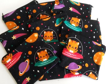 Space Cats Zipper Pouch - Coin Purse