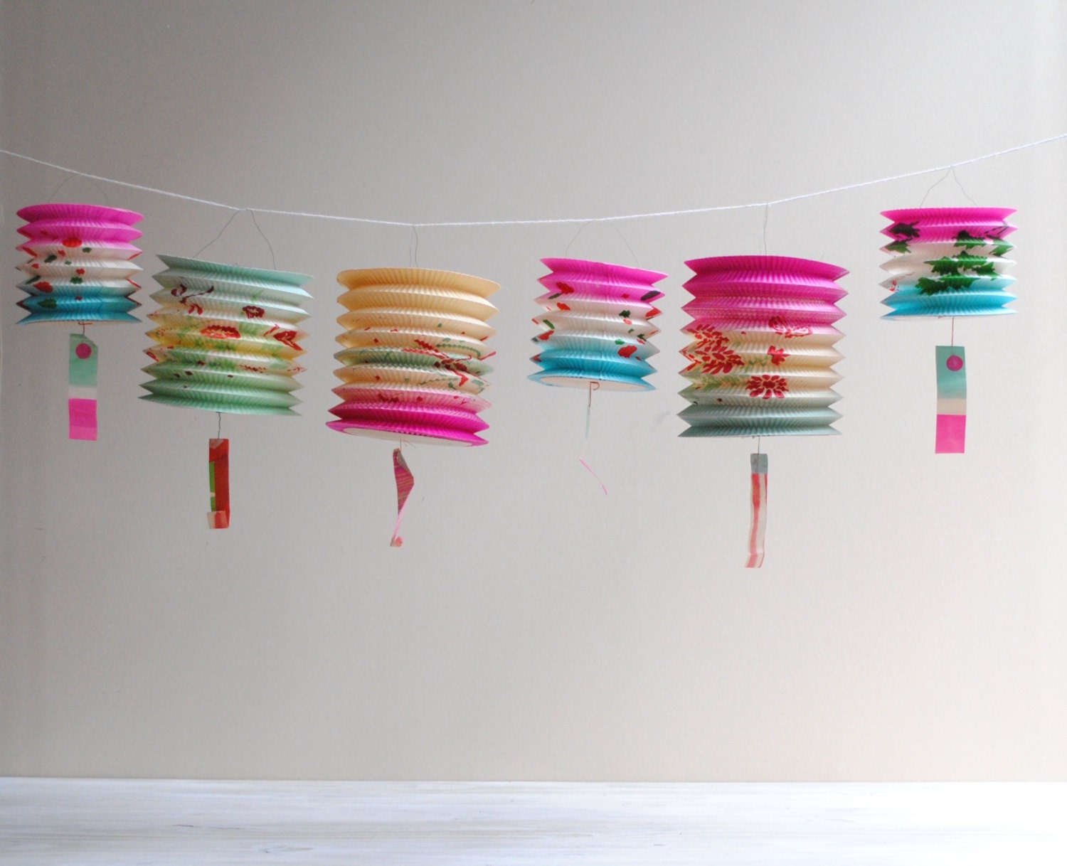 Large Vintage Japanese Paper Lantern