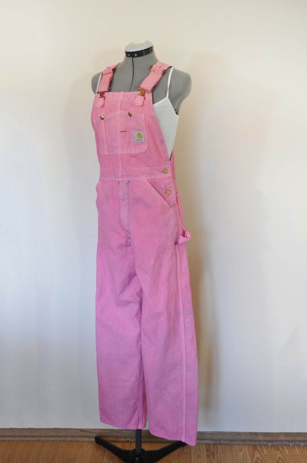 pink overall pants