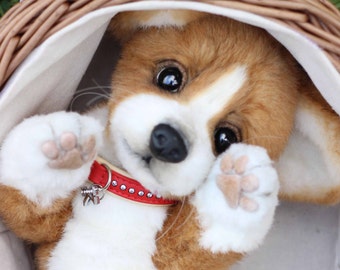 Realistic puppy Welsh Corgi Pembroke Kelly (MADE TO ORDER)