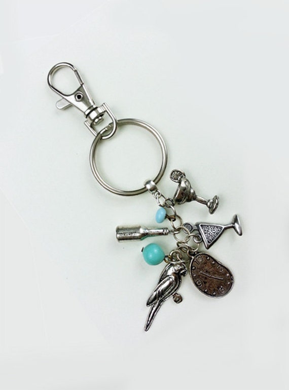 Items similar to Cool Keychains | Unique Key Chains | Parrot Purse ...