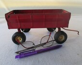 Ertl Farm Wagon, Vintage, Red Metal Toy Pressed Steel, Flare Side, Holiday Decor Centerpiece, Rustic Cabin Farm Decor Ertl Farm Wagon, Vintage, Red Metal Toy Pressed Steel, Flare Side, Holiday Decor Centerpiece, Rustic Cabin Farm Decor