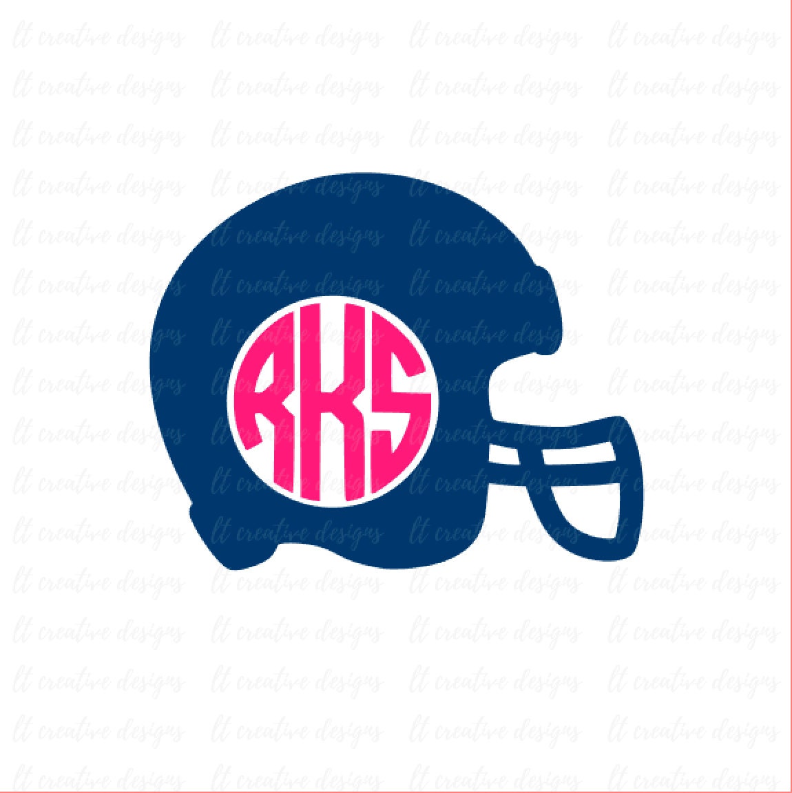 Download Helmet Monogram SVG Football Helmet SVG Football Monogram