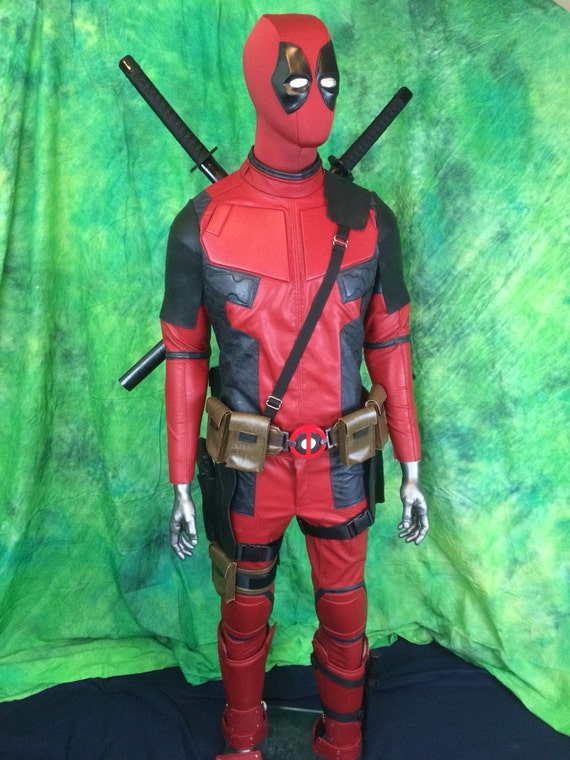 Deadpool Cosplay Set Full Costume Deadpool Custom Made to