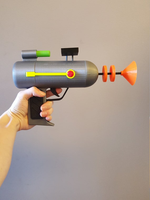 Rick & Morty Laser Gun 3d Printed Fan Art Cosplay By Carrythewhat