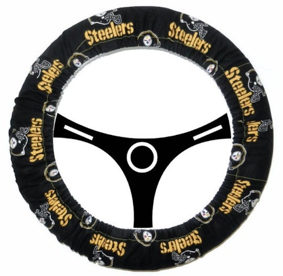 Pittsburgh SteelersSteering Wheel by EmbellishMePattyV on Etsy