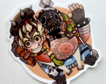 ROADHOG and JUNKRAT sticker