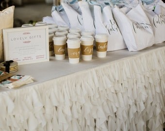 Chiffon Romantic Ruffles Tablecloth