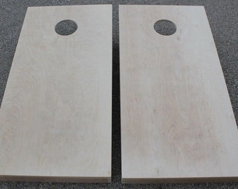 CORNHOLE BOARDS & BAGS Bean Bag Toss Game Set with Pick Your Colors Bags Regualtion 24x48 Unfinished Quality Custom Handmade