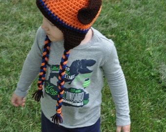 Crochet newborn, baby, toddler or kids "Zuma" Paw Patrol inspired hat