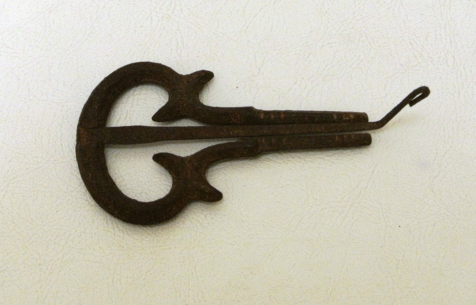 Antique Musical Instrument Mouth Harp Jaw Harp Primitive Ozark