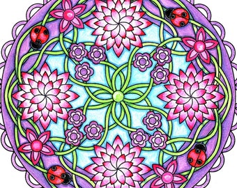 Mandala Coloring Pages Adult Page Instanta