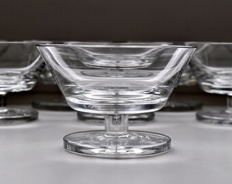 Peill Crystal Dessert Bowls Malta Pattern Germany Set of 8