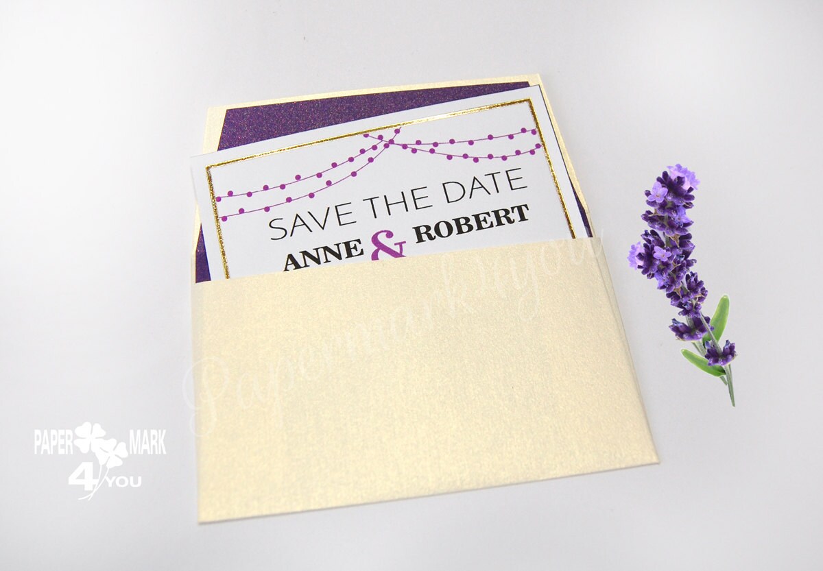 Save The Date Business Card Size