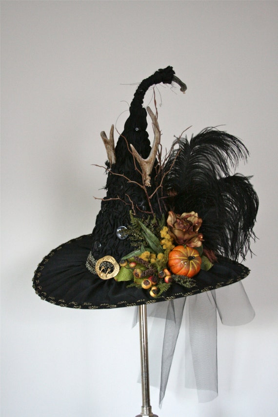 Heirloom Victorian Witch Hat by Studio Sisu Handcrafted Deer