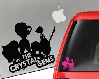 Steven Universe The Crystal Gems Vinyl Decal for Laptop or Car