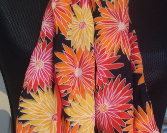 Vintage, Elaine Gold, Silk Scarf.