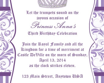 Royal Princess Birthday Invitation