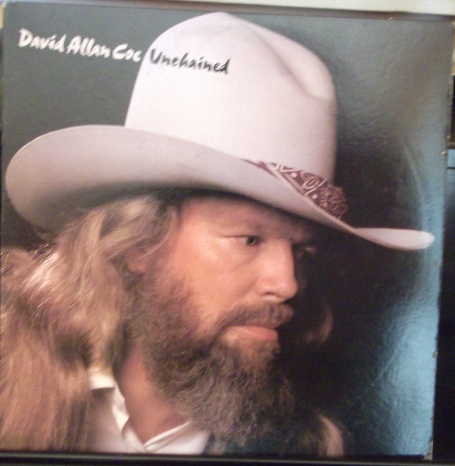 David Allan Coe Unchained Vintage Record Album Vinyl LP