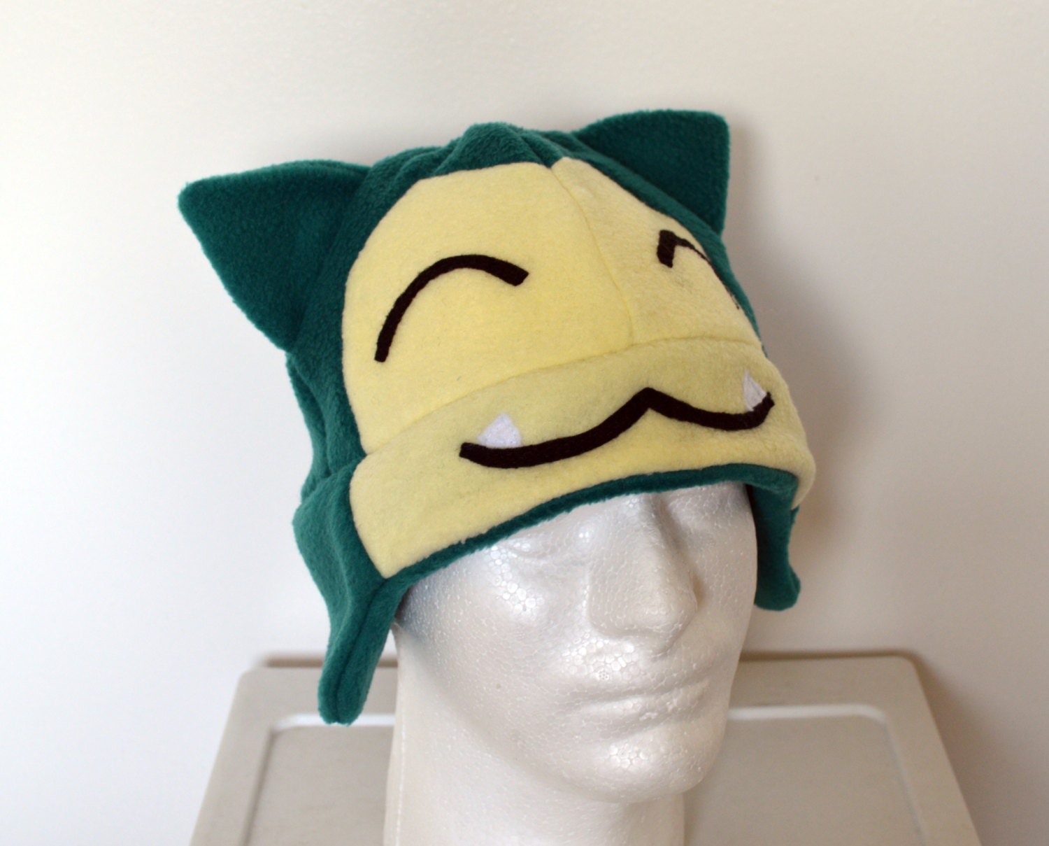 Snorlax Pokemon Fleece Hat with Earflaps