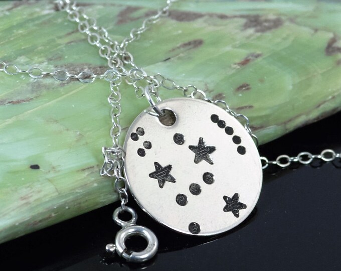 Sterling Silver Orion Necklace, Orion Necklace, Sterling Silver, Constellation, Orion Jewelry, Star Pendant, Orion, Silver Pendant