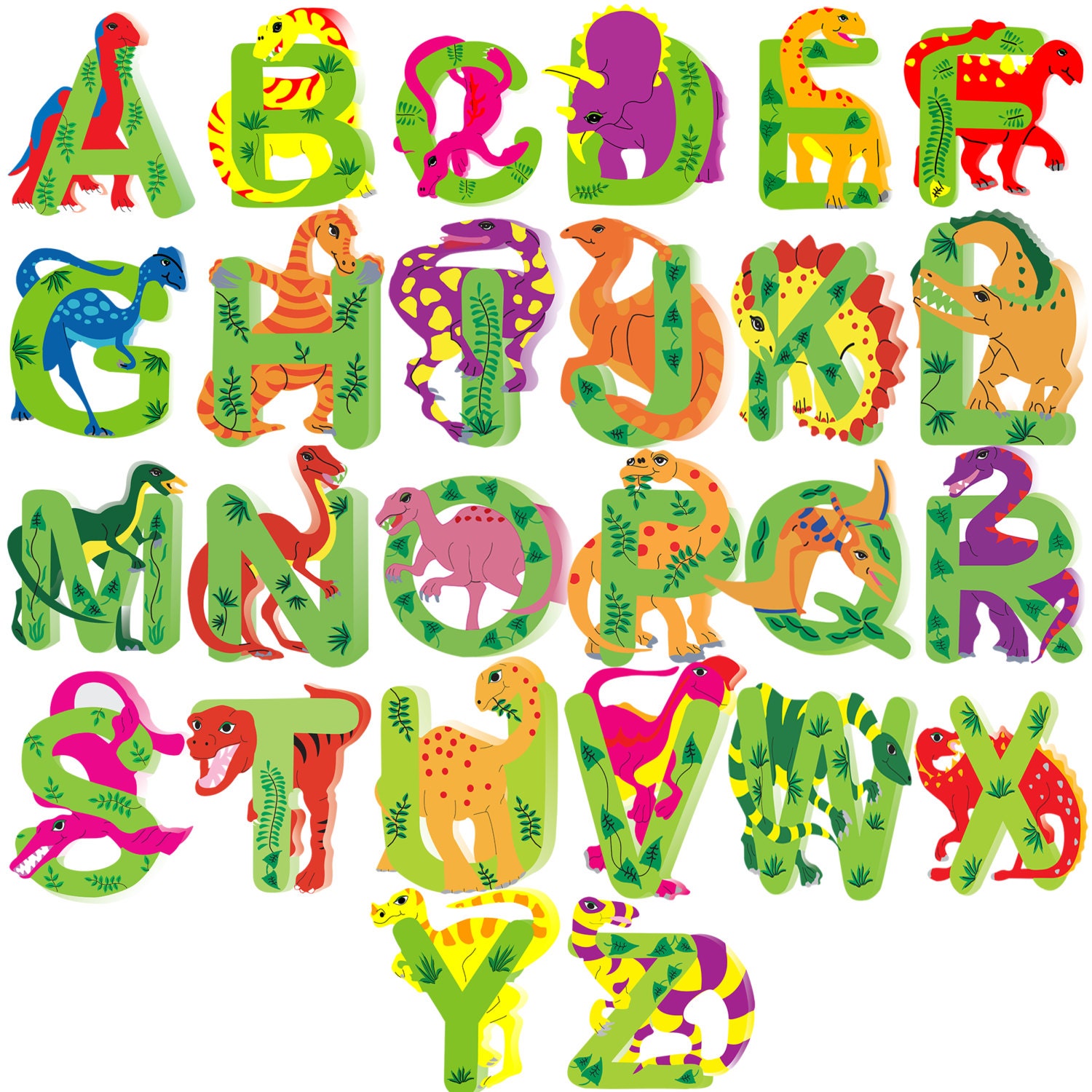 dinosaur-wooden-alphabet-letters-for-children-names-on-doors