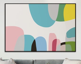 Large Printable Art, Mid Century Modern, Oversized Art, Huge Modern Art Print, Abstract Wall Art, Contemporary Art, Print at Any Size.
