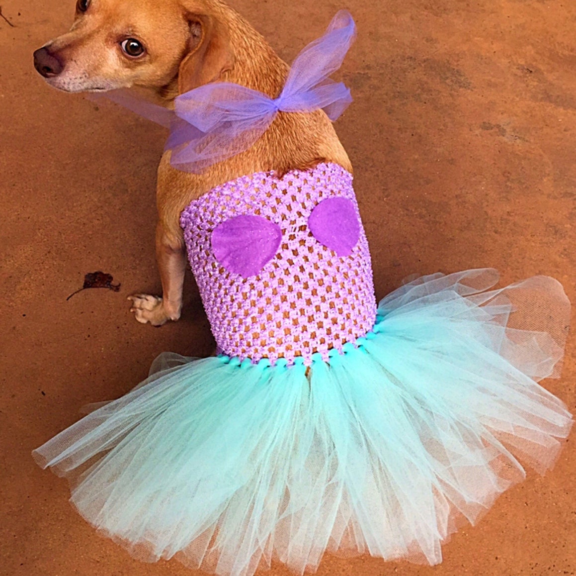 mermaid dog stuffed animal