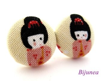 Gueisha earrings - Gueisha earrings - Gueisha studs -Gueisha posts - Gueisha stud earrings - Gueisha post earrings sf915