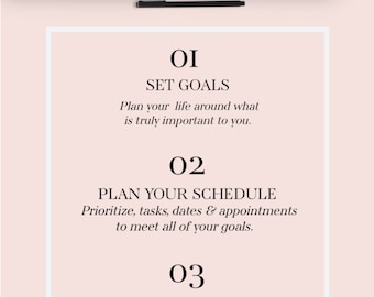 2017 Planner Printable 2017 Monthly Planner 2017 Weekly Planner 2017 Planner Pages 2017 Agenda Printable Planner Inserts A4 A5 LETTER