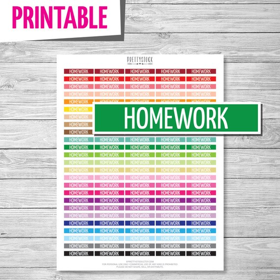 Homework header picture