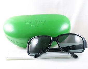 Vintage Kate Spade Designer Sunglasses with Case, Cleaning Cloth
