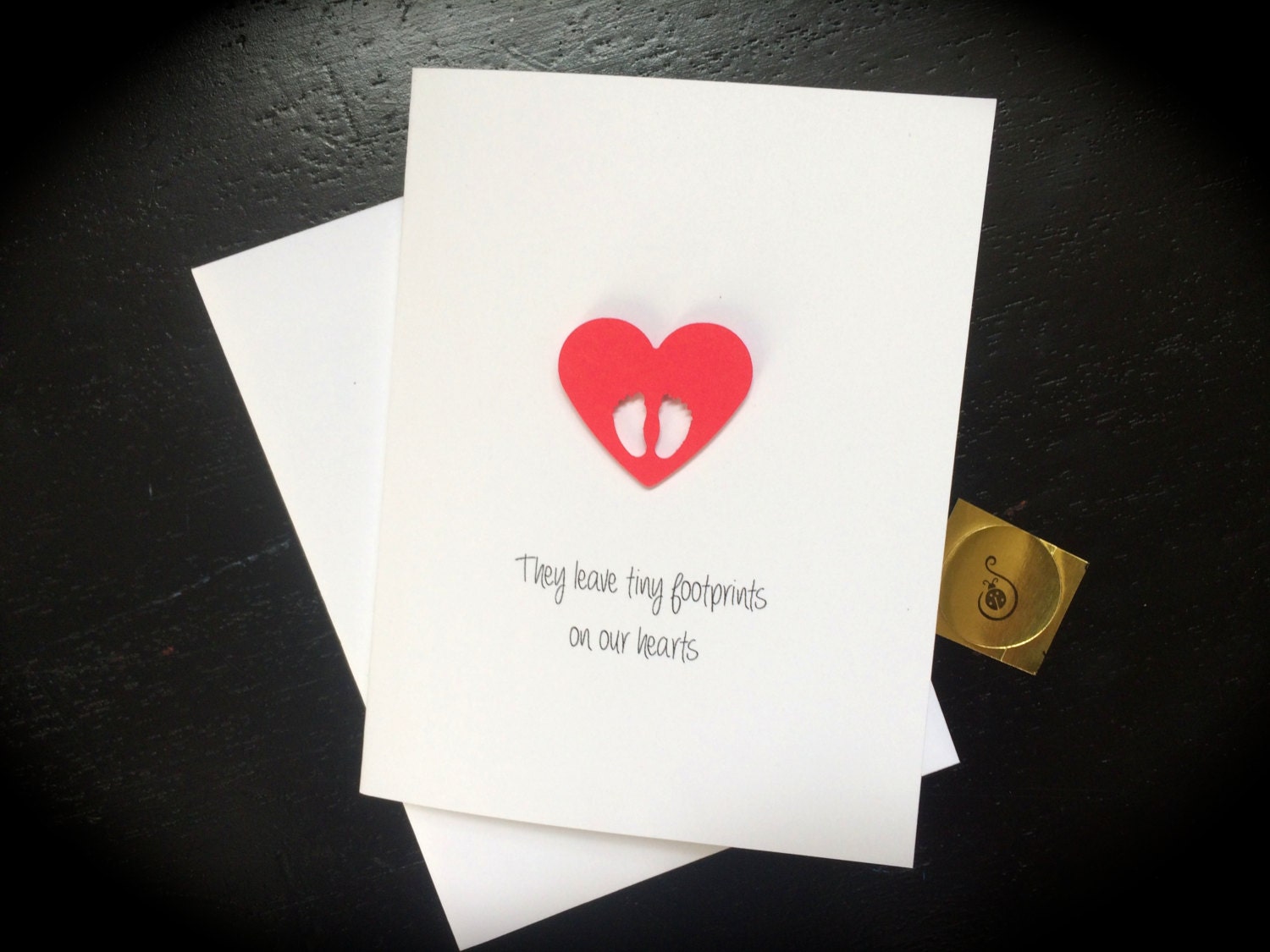 Miscarriage Sympathy Card Miscarriage Card They Leave