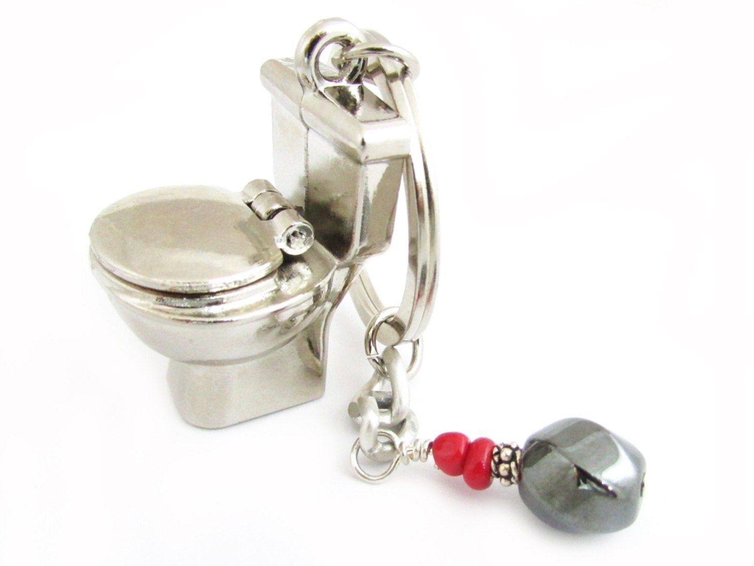 Plumber's Gift Toilet Keychain Fun Keychain Gift for