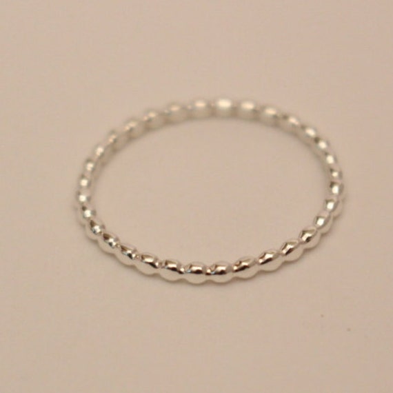 Sterling Silver beaded ring Sterling silver beads ring
