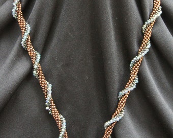 Copper Spiral Necklace