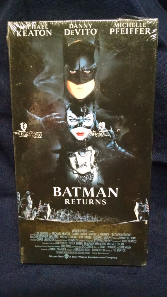 Batman Returns VHS 1992 Dc Comics The Penguin Comic Book