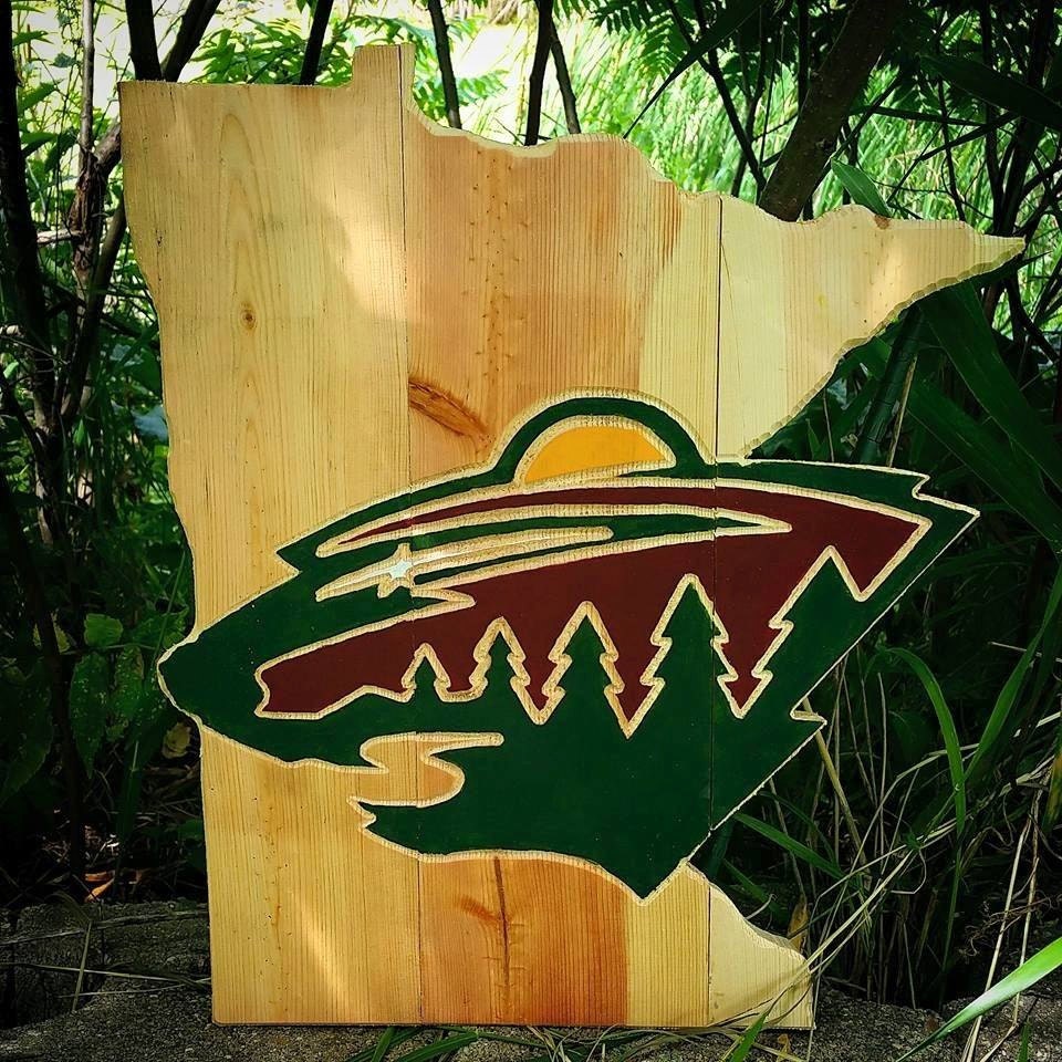 Minnesota Wild Hockey Home Decor
