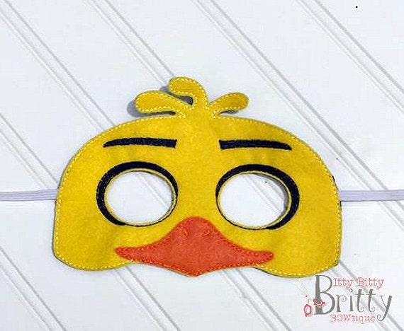 Five Nights at Freddy's Chica inspired Mask