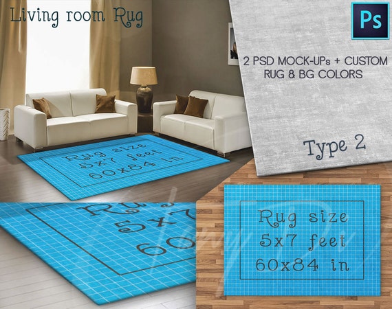 Download Rug area 5x7 ft Living Room Rug 60x84in Plush rug surface