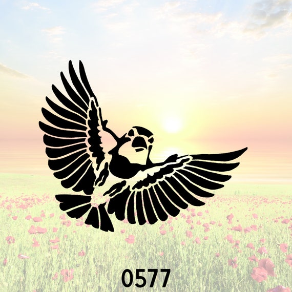 Hawk Stencil or Wall Decal DIY Project